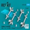 RESKIT RS72-0509 Python 3 missiles (4 pcs) (3D Printed) 1/72